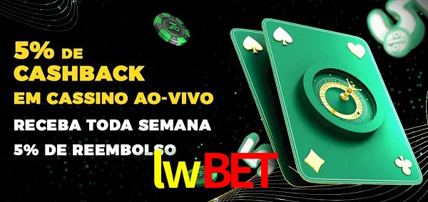 Promoções do cassino ao Vivo lwbet